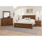 Viceray Collections Cool Rustic Queen Panel Bed in Amber, , large