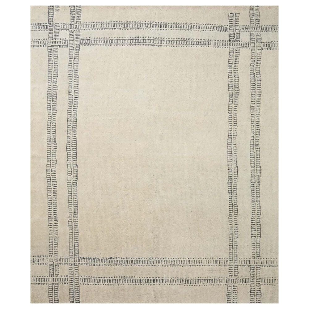Loloi Milton 2" x 3" Ivory and Ink Area Rug, , large