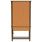 Wycliff Bay Calhoun 2-Piece Writing Desk and Bookcase Set in Whiskey Oak, , large