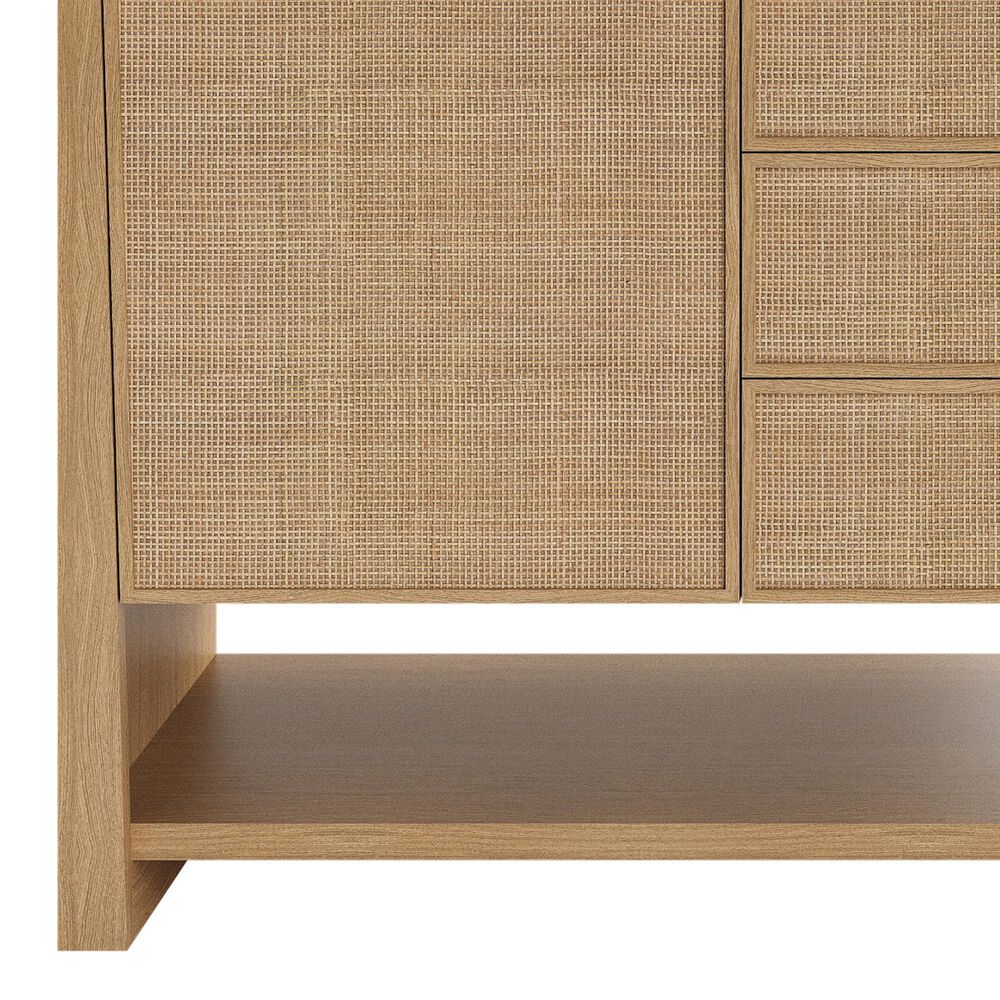 James Martin Vanities Solene 72&quot; Double Bathroom Vanity in Seaside Oak with 3 cm Victorian Silver Quartz Top and Rectangular Sinks, , large