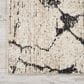 Nourison Maxell Grey and Ivory 2"2" x 7"6" Runner, , large