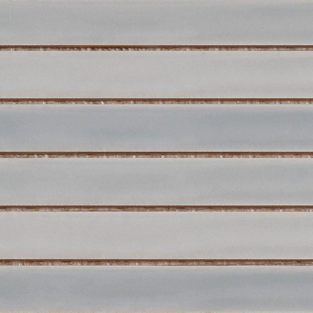 Emser Paralline Ash 5&quot; x 18&quot; Galazed Ceramic Mosaic Sheet, , large