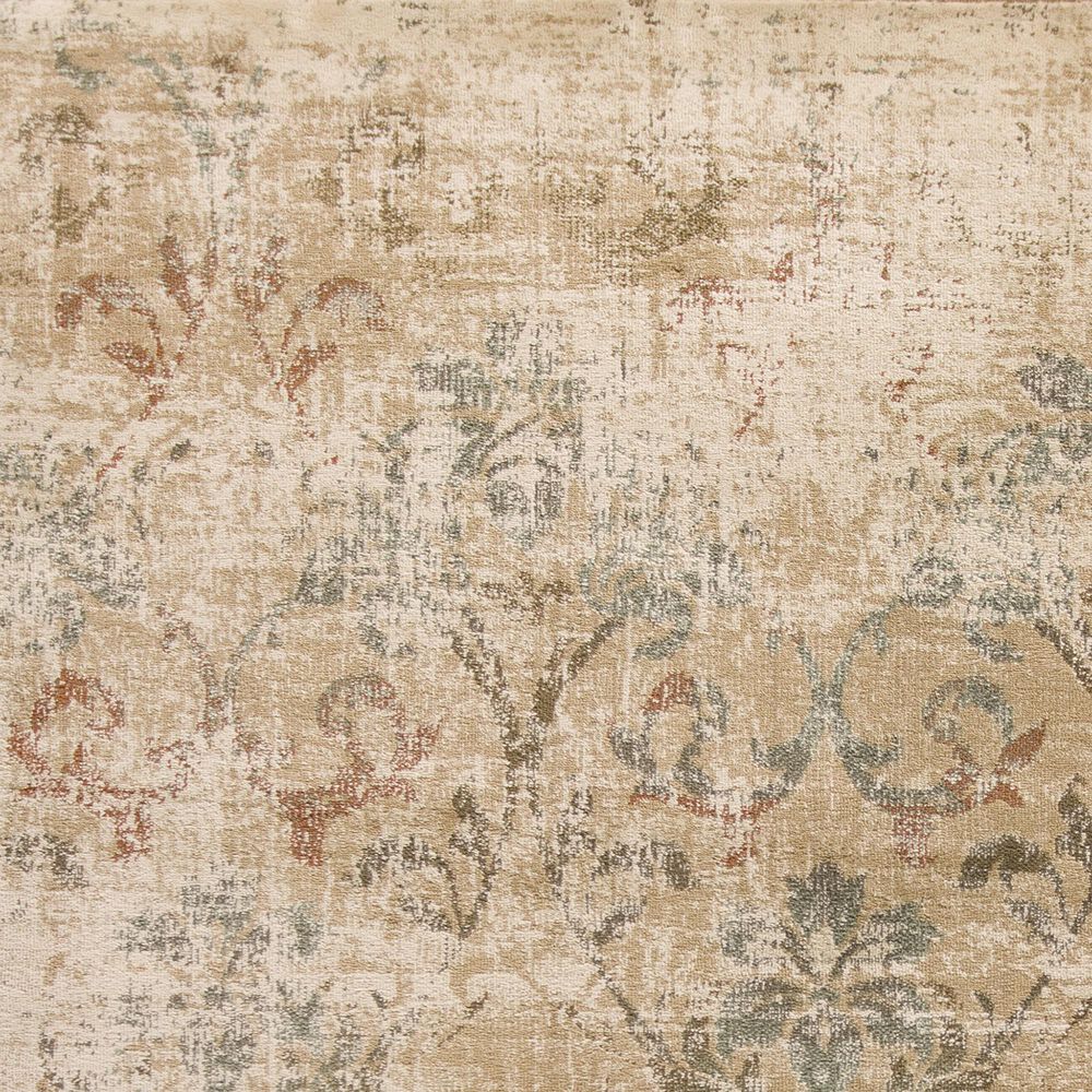 Kas Oriental Rugs Heritage Damask 2&#39;2&quot; x 7&#39;11&quot; Champagne Runner, , large