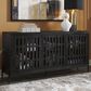 Ashley Vallisburg Accent Cabinet in Black and Natural, , large