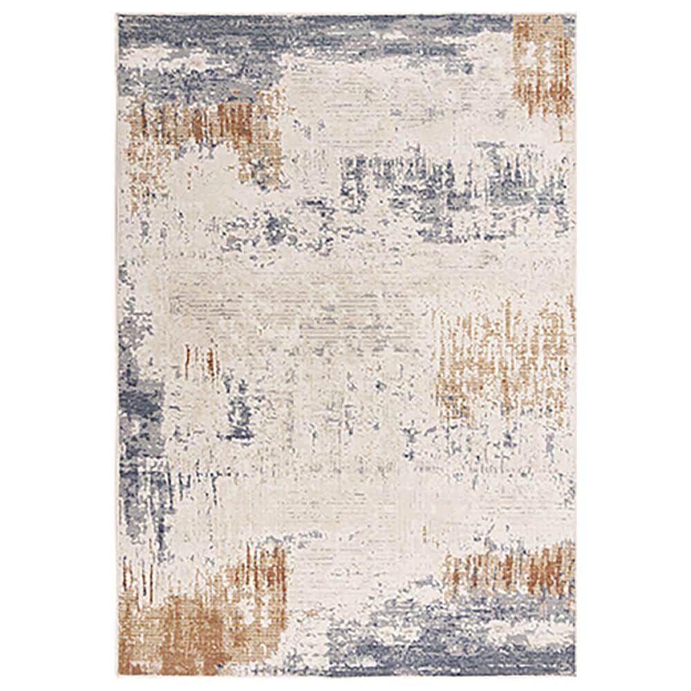 RIZZY Ventura VRA753 3" x 5" Blue Area Rug, , large