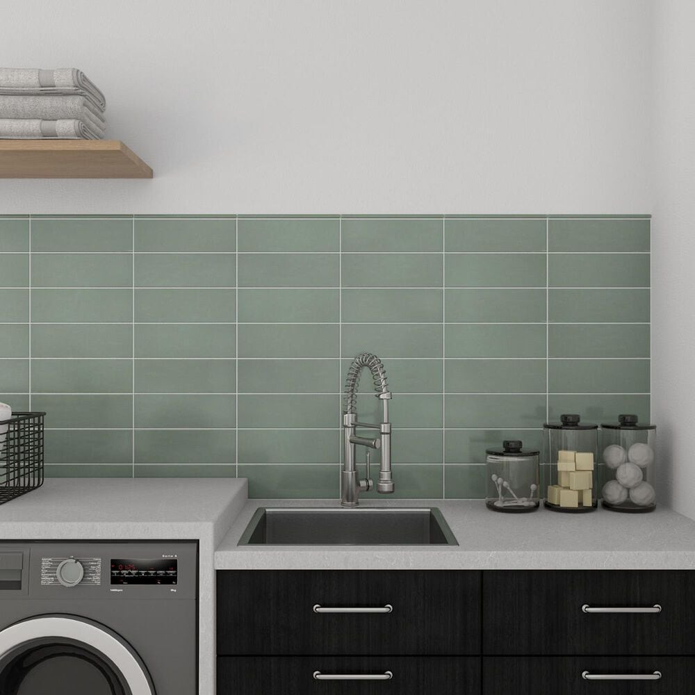 Dal-Tile Mythology Chronos Undulated 4" x 12" Ceramic Tile, , large