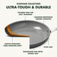 Green Pan Chatham Ceramic Nonstick 8" and 10" Open Frypan Set in Grey, , large