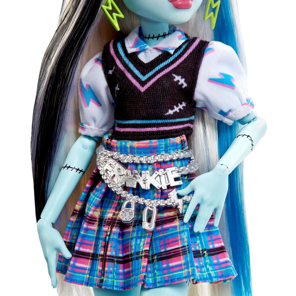 Monster High Frankie Stein Doll with Pet and Accessories, , large