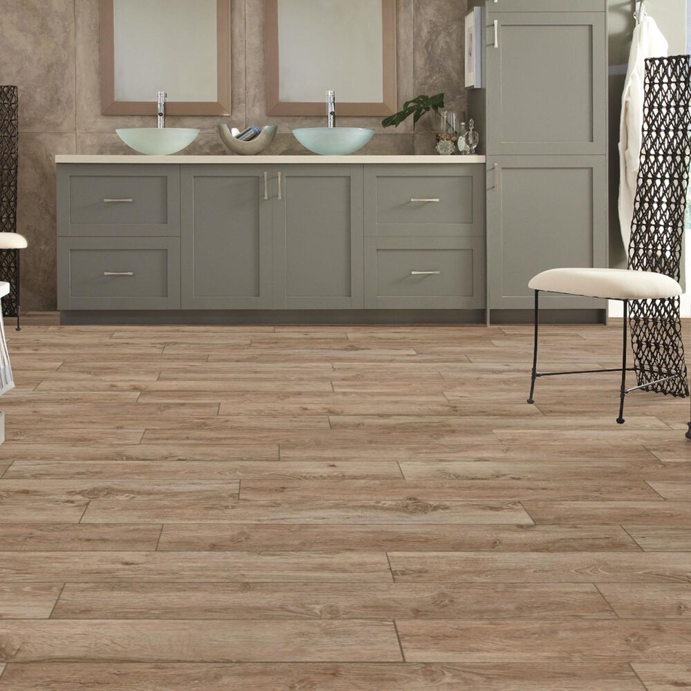 Mannington REALTA Glue Down Scandinavian Oak Nutmeg 7&quot; x 48&quot; Luxury Vinyl Plank, , large