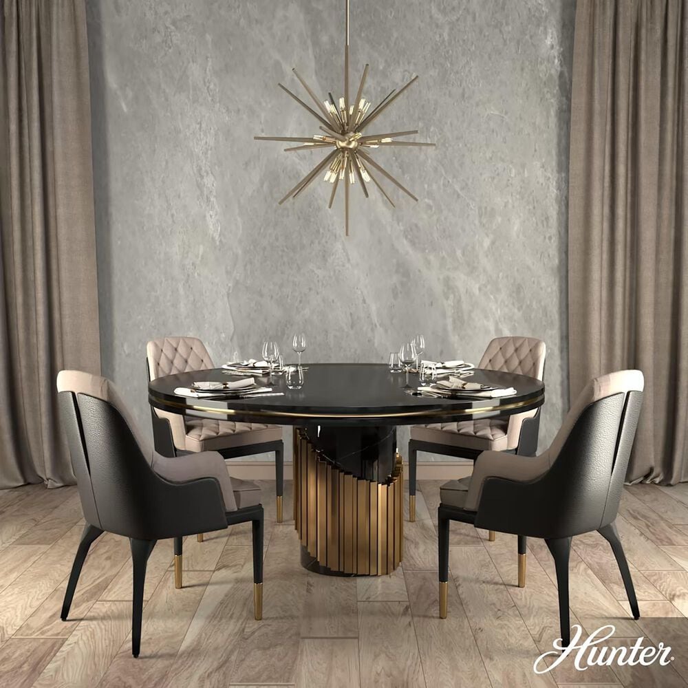 Hunter Jupiter Star 18-Light Pendant in Alturas Gold, , large