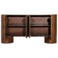 Blue Sun Designs Stephenson 4-Door Sideboard in Medium Brown, , large