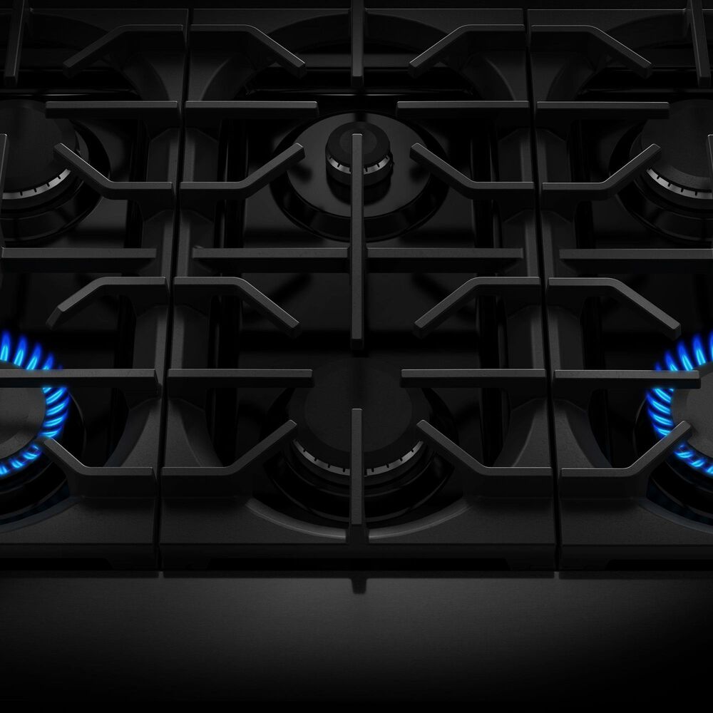 Whirlpool 6.3 Cu. Ft. Freestanding Gas Range with 6 Sealed Burners in Black Ore, , large