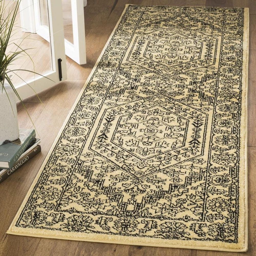 Safavieh Adirondack ADR108H 2"6" x 18" Gold and Black Runner, , large