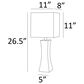 Lite Source Enkel Table Lamp in Dark Walnut (Set of 2), , large