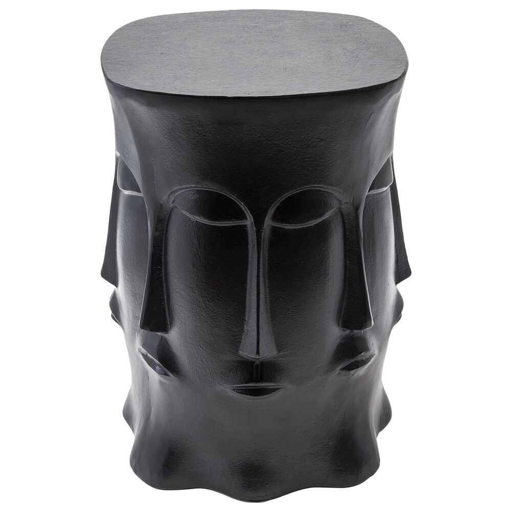 Sagebrook Home Multi-Faced 17" Vanity Stool in Black, , large