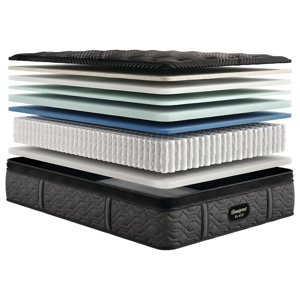 Beautyrest Black Series1 Plush Pillowtop King Mattress with High Profile Box Spring, , large