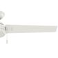 Hunter Cassisus 52" Outdoor Ceiling Fan in Fresh White, , large