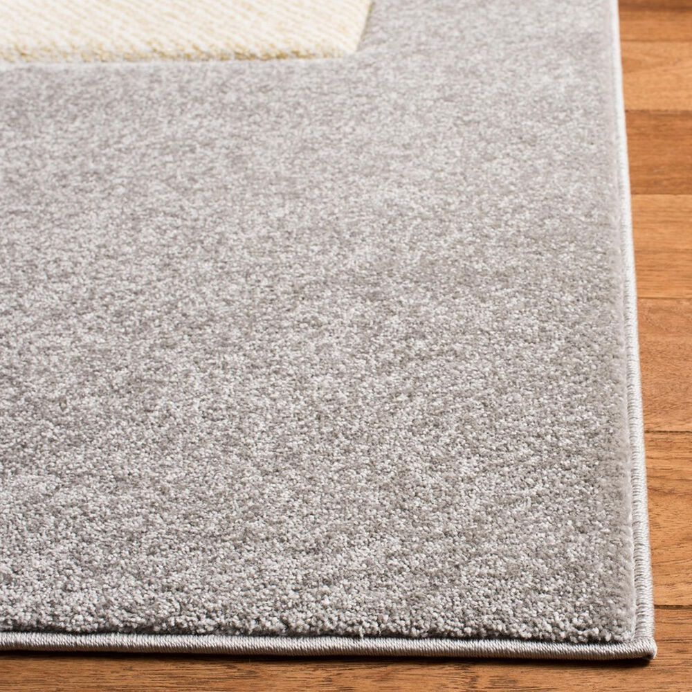 Safavieh Carousel CRK165 5&#39;3&quot; Square Grey and Ivory Kids  Area Rug, , large