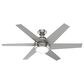 Hunter Sotto 52" Ceiling Fan with LED Lights in Brushed Nickel, , large