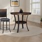 Linon Home Decor Franklin Counter Height Table in Umber Brown and Black - Table Only, , large