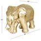 Maple and Jade Elephant Decorative Sculpture in Polished Gold, , large
