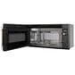 Cafe 2-Piece Kitchen Package with 30" Slide-In Gas Range and 1.7 Cu. Ft. Microwave Oven in Matte Black, , large