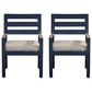 Ashley East Beach Arm Chair in Navy Blue and Driftwood (Set of 2), , large