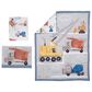 Lambs and Ivy Construction Zone 3-Piece Crib Bedding Set in Blue, Yellow, White and Red, , large
