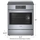 Bosch 800 Series 30" Slide-in Electric Induction Range in Stainless Steel, , large
