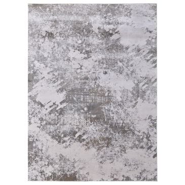 Feizy Waldor 8" x 11" Ivory and Gray Area Rug, , large