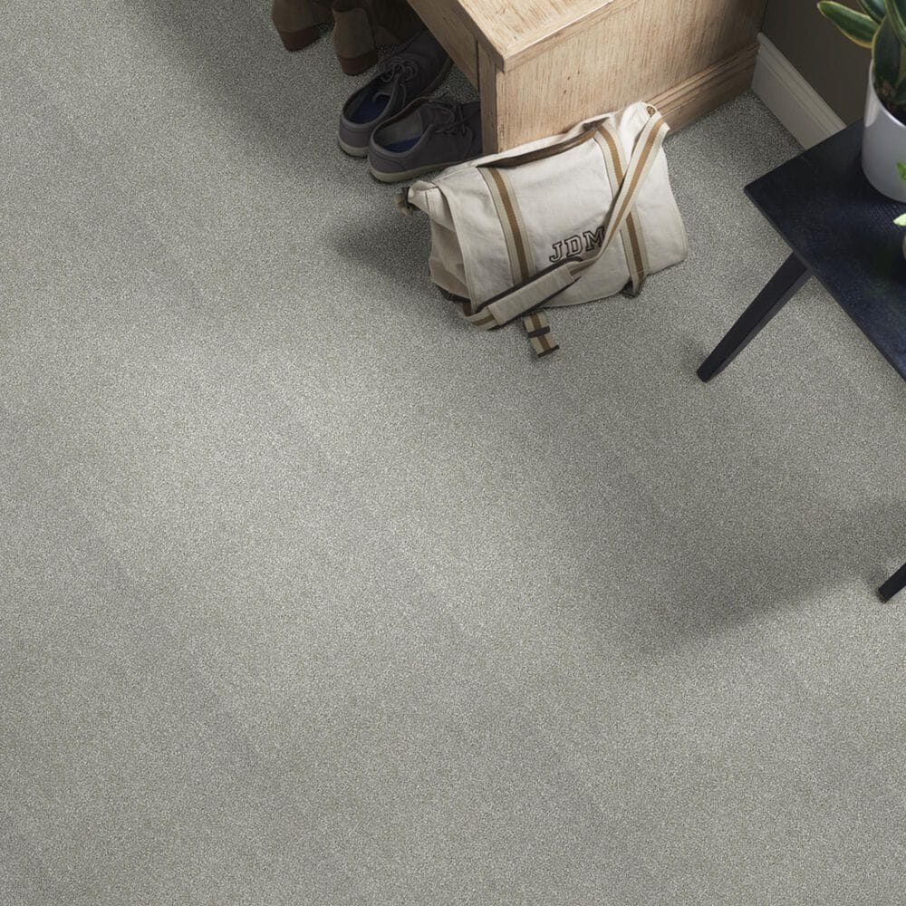 Shaw Take The Floor Texture Blue Carpet in Flint, , large
