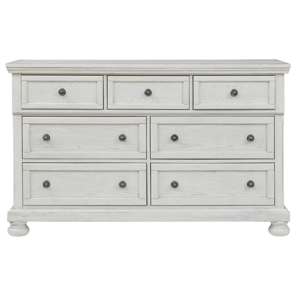 Signature Design by Ashley Robbinsdale 3 Piece King Bedroom Set in Antique White, , large