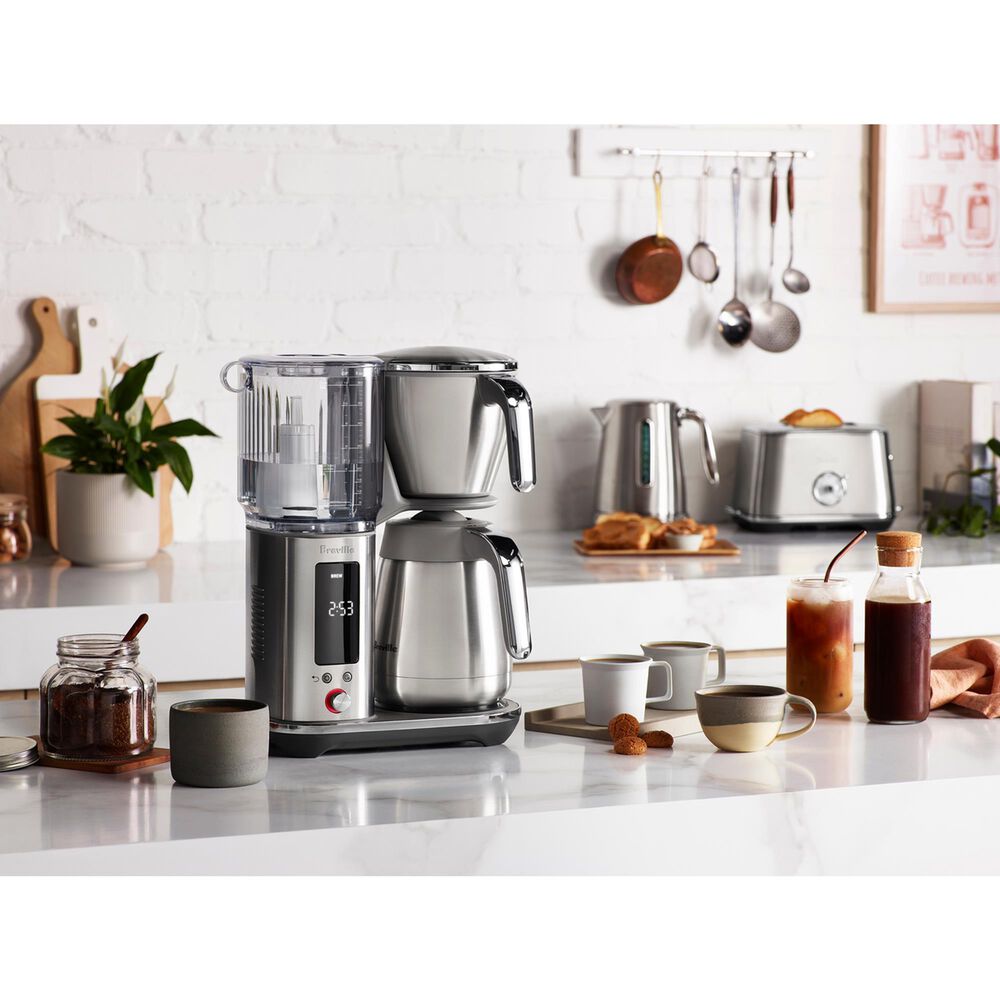 Breville Luxe Brewer 12-Cup Drip Coffee Maker with Thermal Carafe in Brushed Stainless Steel, , large