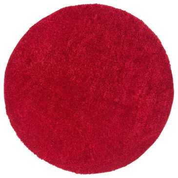 Safavieh August Shag AUG900Q 3" Round Red Area Rug, , large