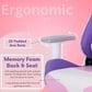 Techni Sport Kawaii Gaming Chair in Purple, Pink, Teal and White, , large