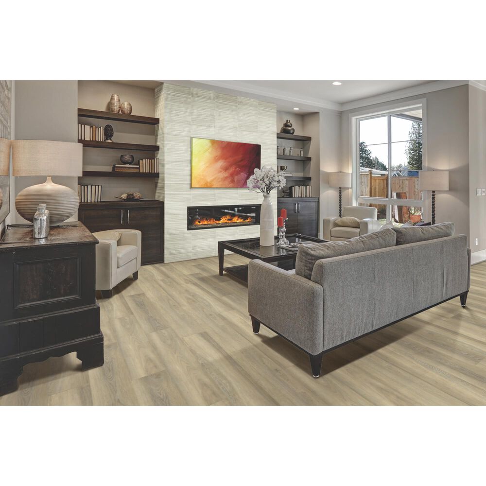 Happy Feet International Quick Fit Beachwood 9&quot; x 48&quot; Luxury Vinyl Plank, , large