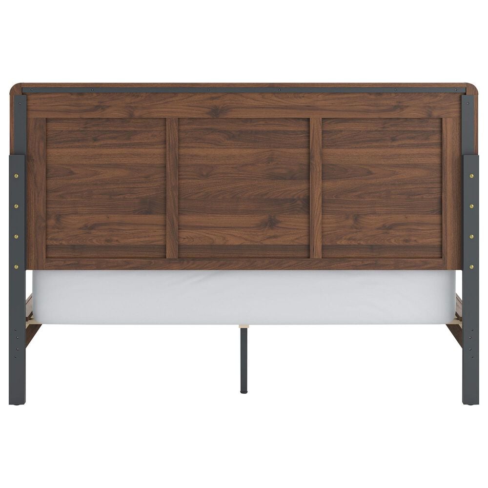 Ashley Fortlorn 3-Piece California King Bedroom Set in Walnut Brown with LED Light, , large