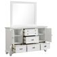 New Heritage Design Jamestown 6-Drawer Dresser in Brushed White, , large