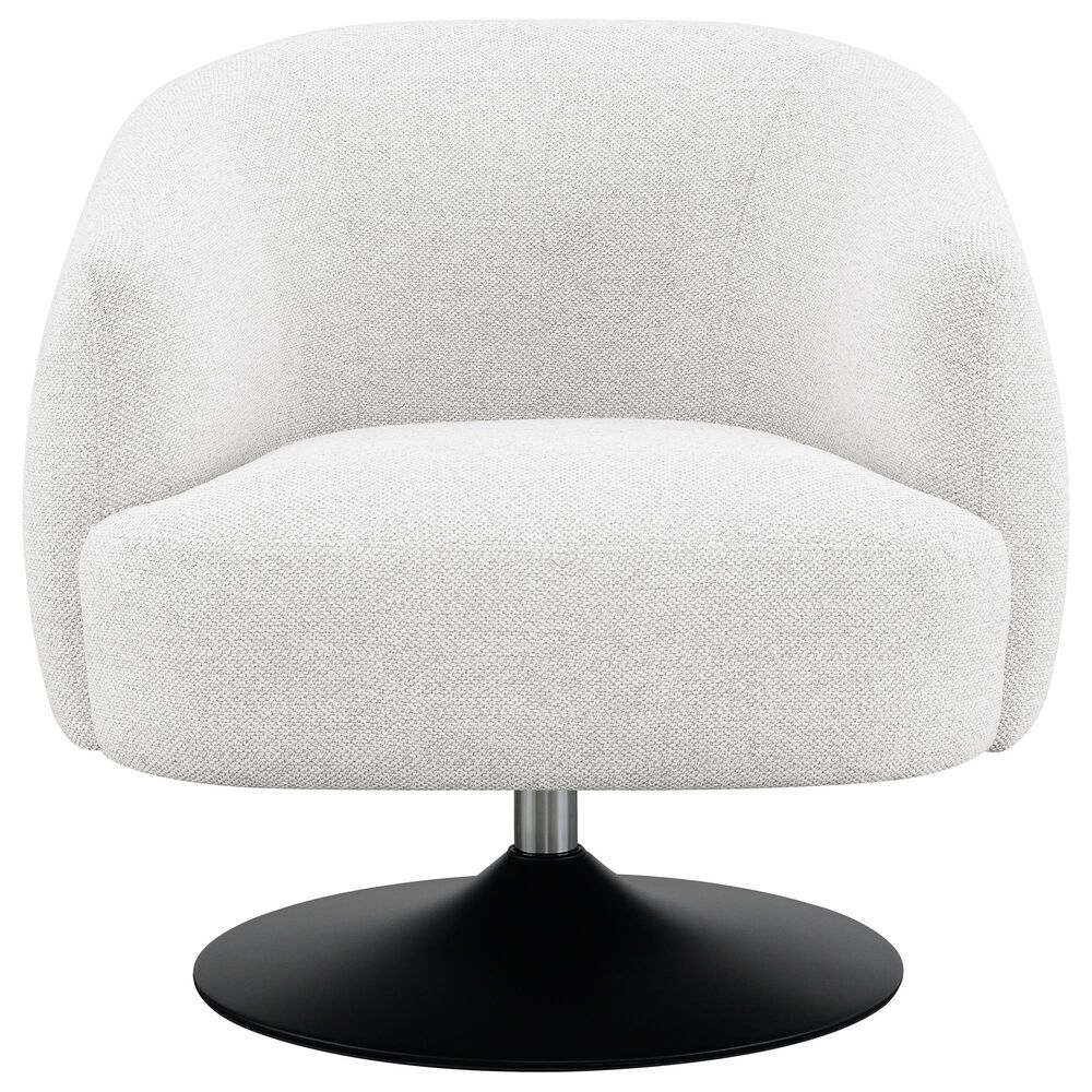 Coaster Dave Swivel Club Chair in Beige, , large