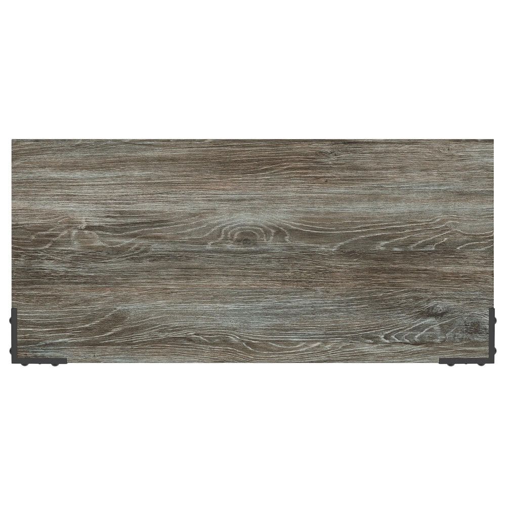 Ashley Frandern 6-Piece Twin Panel Storage Bedroom Set in Rustic Warm Gray, , large