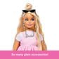Barbie Deluxe Style Doll with Oversized Bow and Blond Hair in Pastel Pink, , large