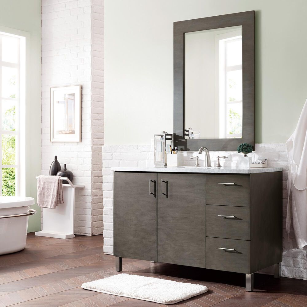 James Martin Metropolitan 30&quot; Mirror in Silver Oak, , large