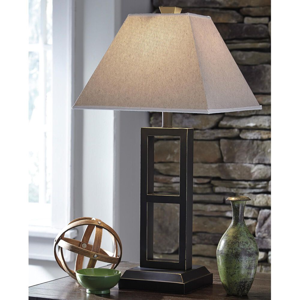 Ashley Deidra Table Lamp in Black &#40;Set of 2&#41;, , large