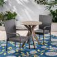 Noble House Sanders 3-Piece Patio Bistro Set in Gray, , large