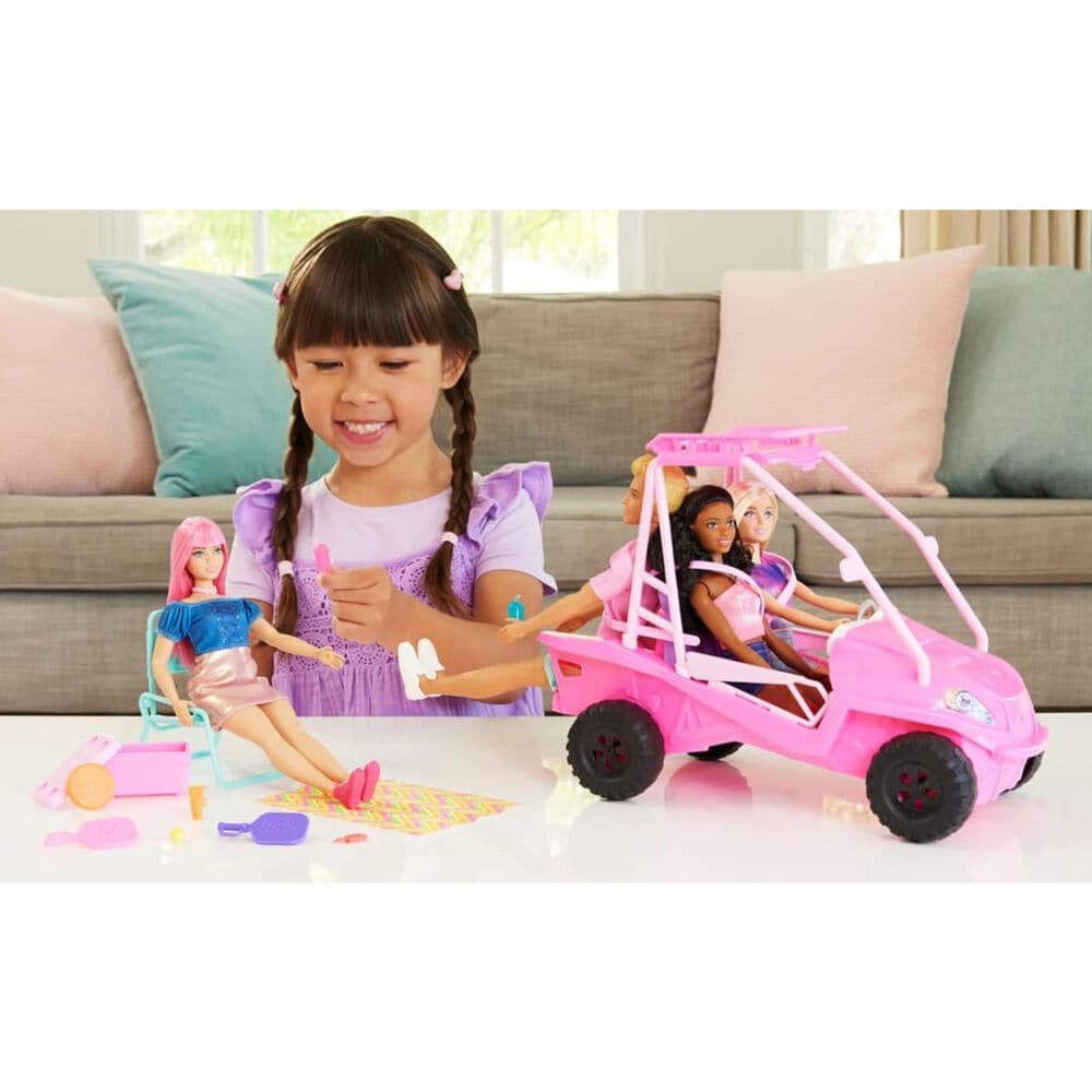 Barbie Mysteries Beach Detectives Ultimate Beach Buggy Vehicle Playset in Multicolor, , large