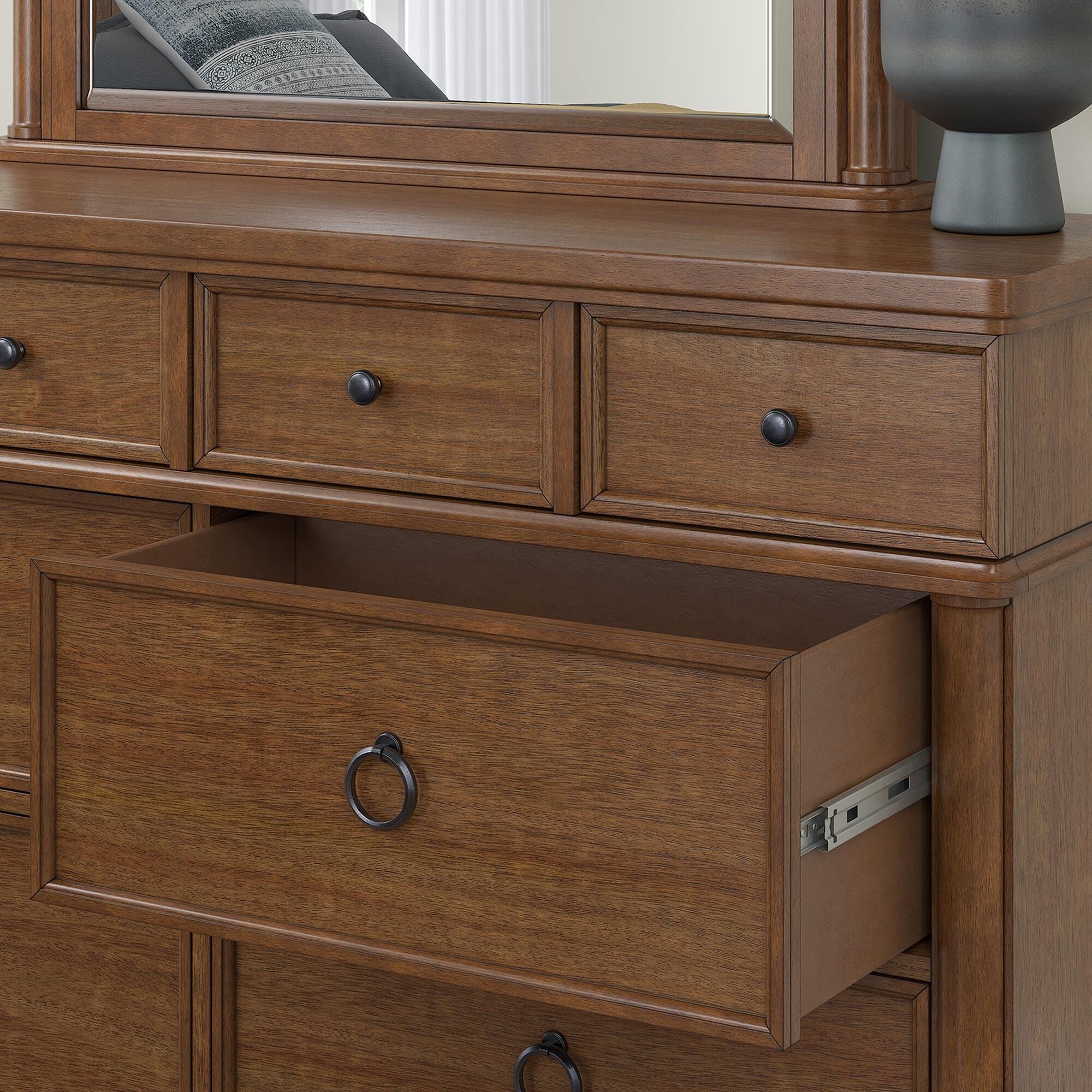 Ashley Rowlenstown 8-Drawer Dresser Only in Medium Brown