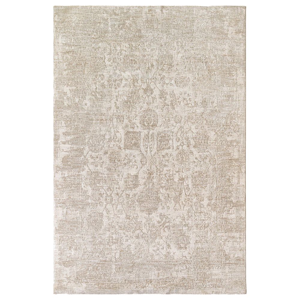 Surya Masterpiece Cream, Medium Gray and Light Gray 7'10" x 10'2" Area Rug, , large