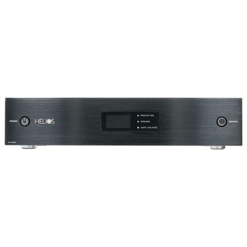 Helios 12-Outlet Rack Mountable Non Sacrificial Surge Protector in Black, , large