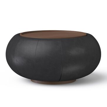 37B Zenzi Storage Coffee Table in Bravo Black Faux Leather, , large
