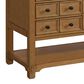 James Martin Malibu 60" Single Bathroom Vanity in Amber Birch with Single Hole 3 cm White Zeus Quartz Top and Rectangular Sink, , large